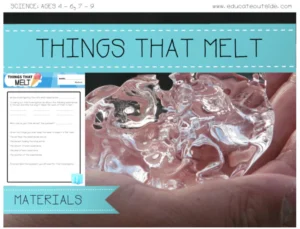 States of Matter Investigation for Kids
