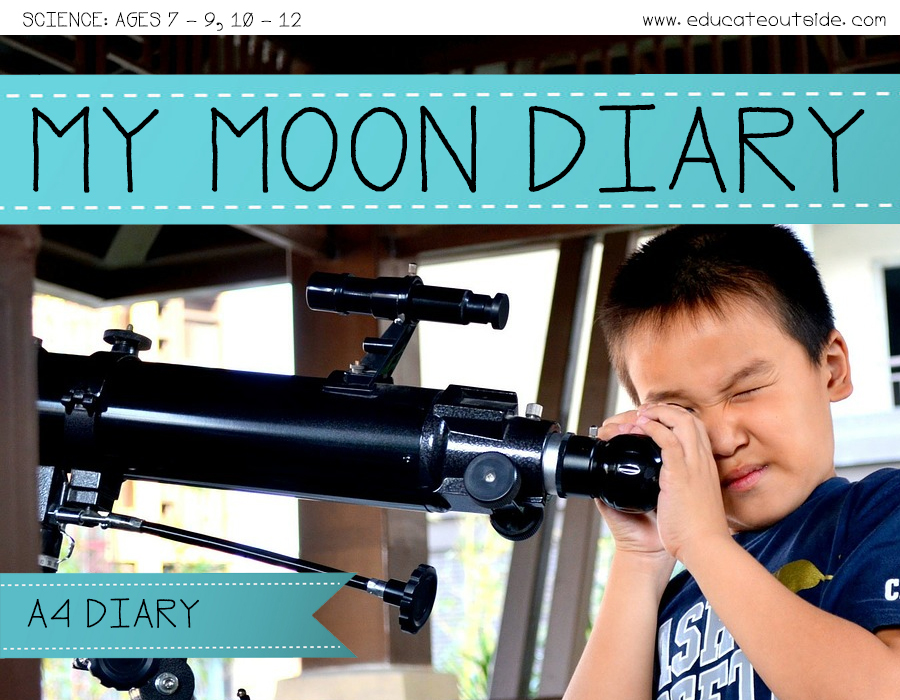 My Moon Diary - Free A4 Sheet - Educate Outside - Outdoor Lesson Ideas ...