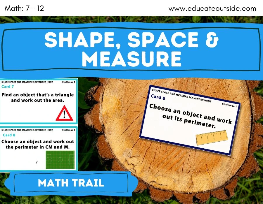 Shape, Space and Measure Scavenger Hunt Lesson