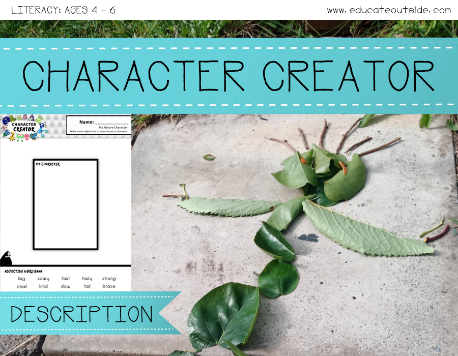 Story Writing Character Descriptive Writing Activity