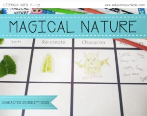 Outdoor Writing Ideas | Character Descriptions