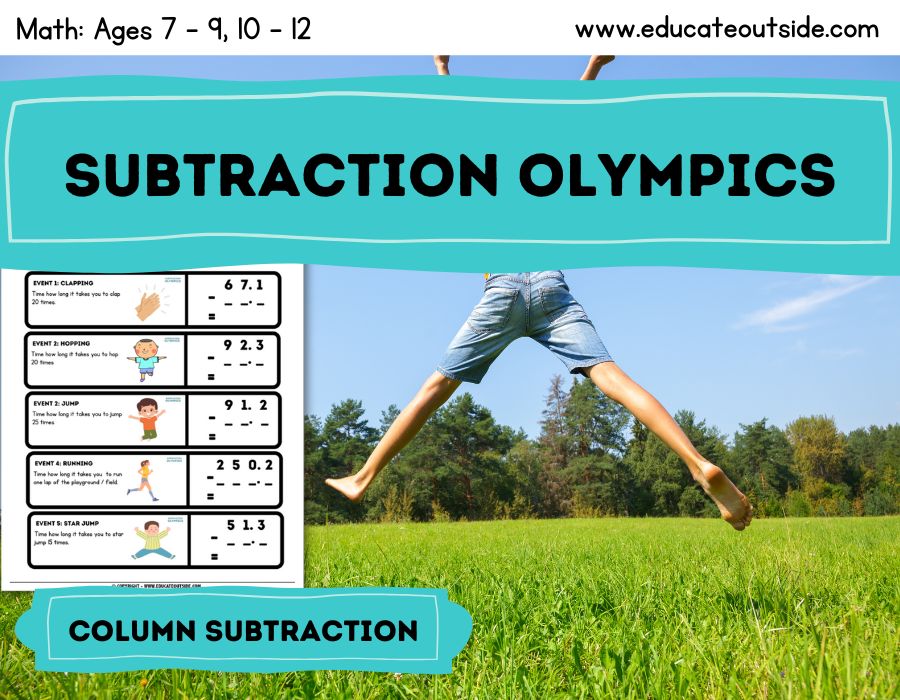 Column Subtraction Olympics Lesson