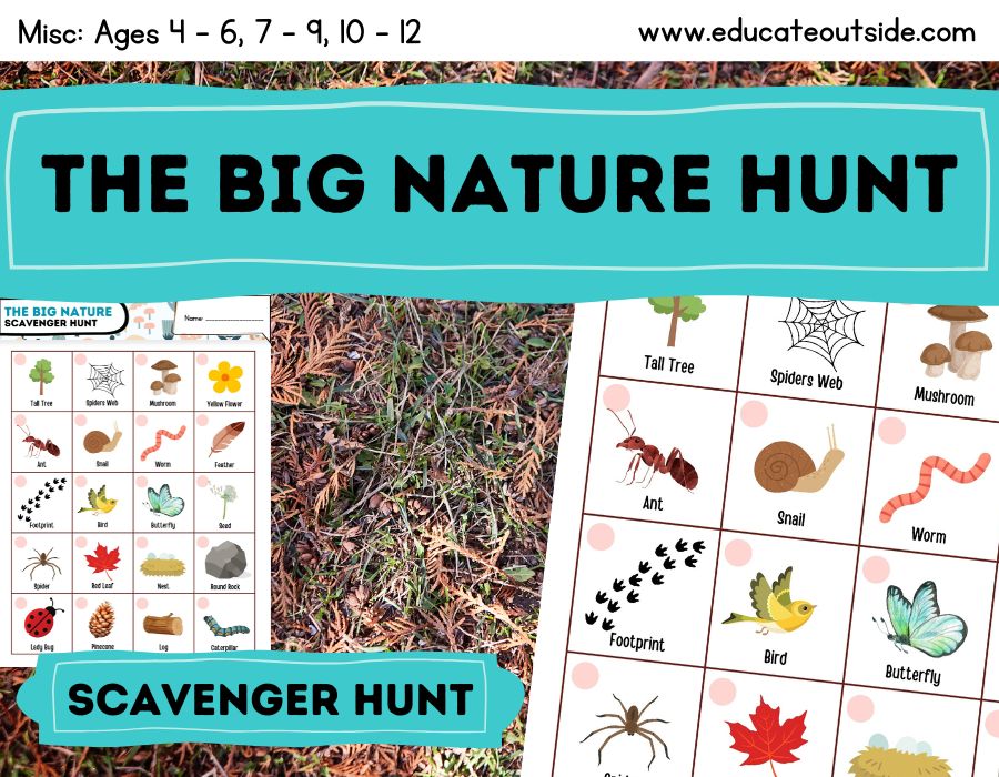 Nature Scavenger Hunt - Large Hunt