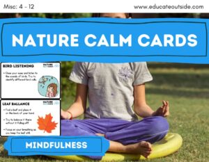 Mindfulness Outdoor Task Cards for Kids