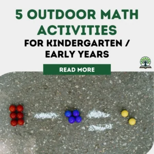 Early Years Outdoor Maths Ideas