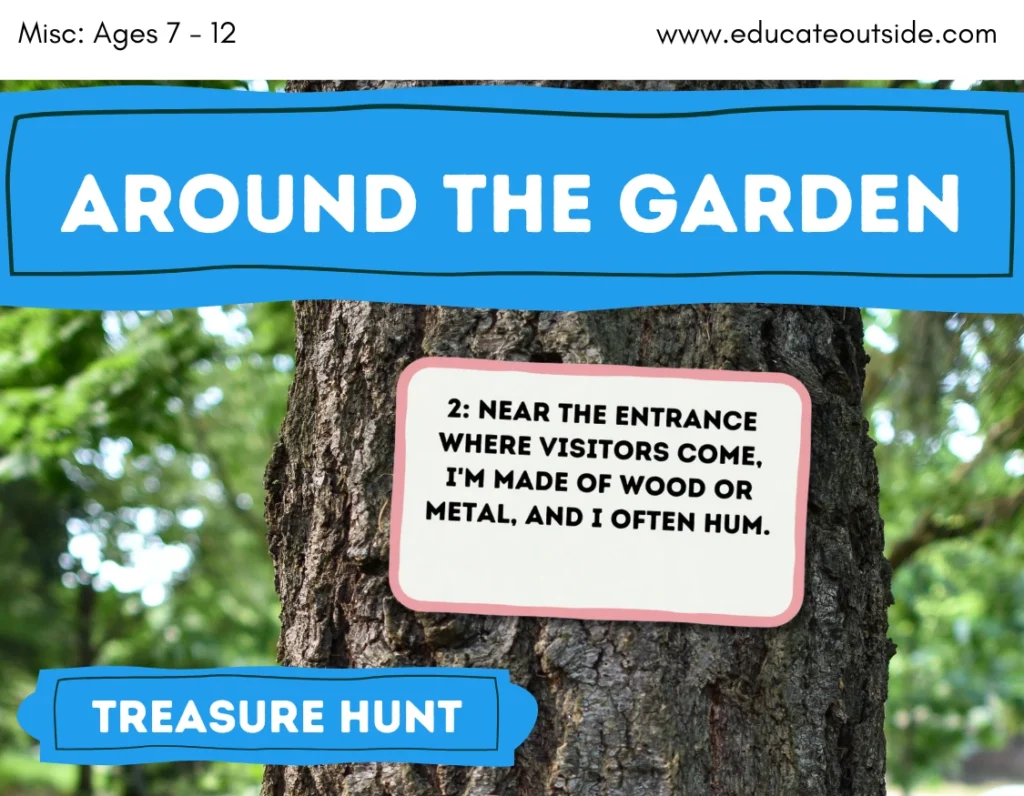 Summer Holiday Treasure Hunt for Kids | Riddles