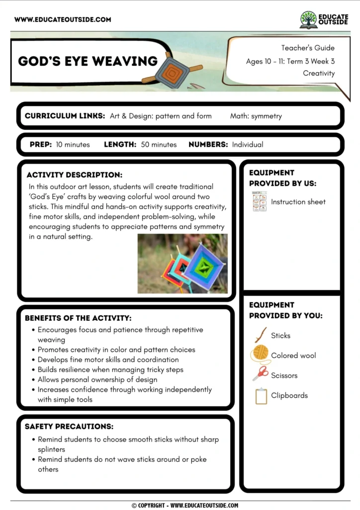 Outdoor Learning Curriculum 