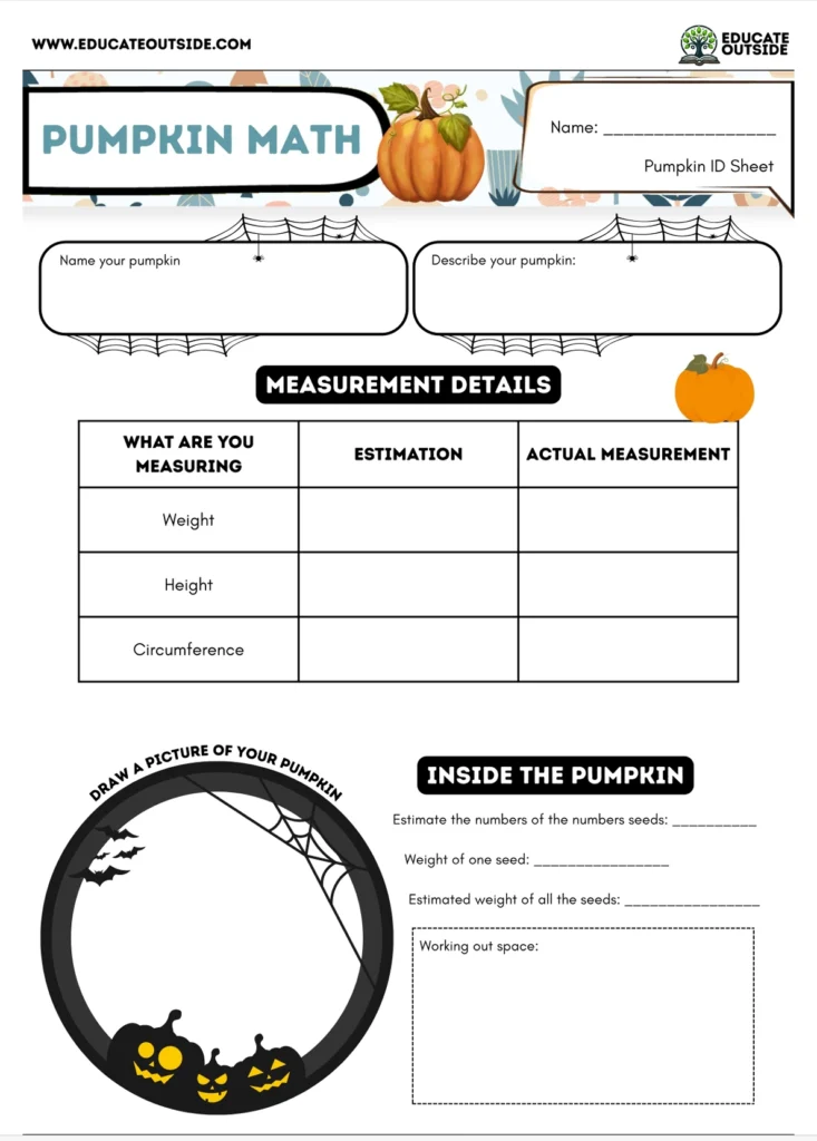 Halloween Math Activity for Kids