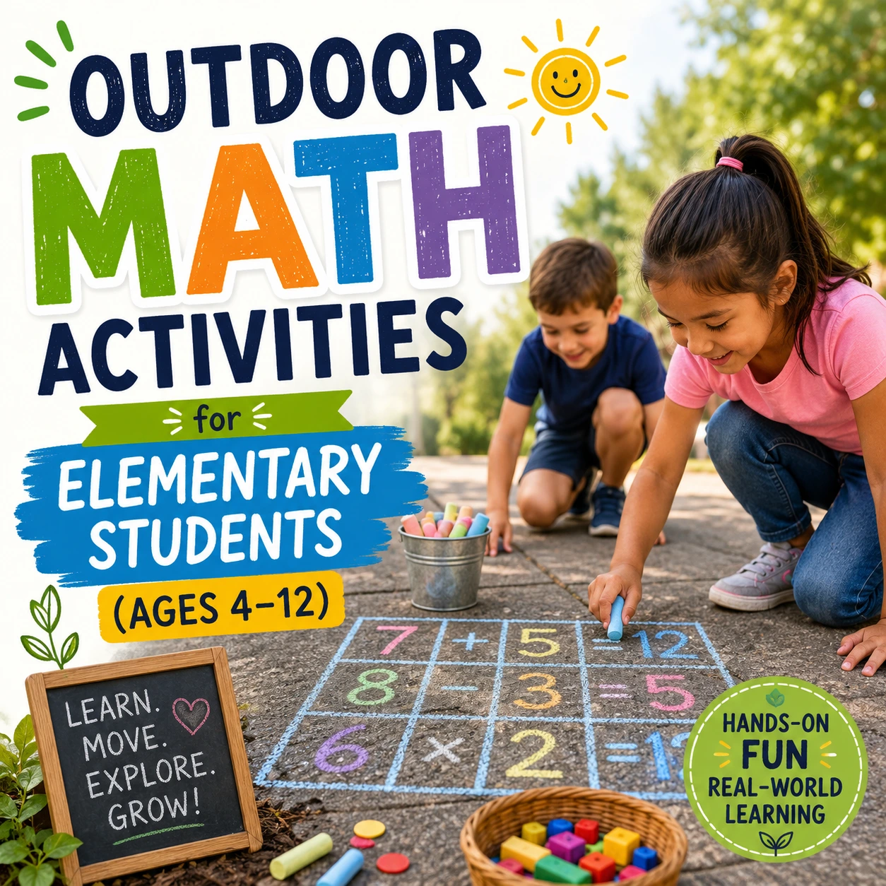 Outdoor Math Lessons for Elementary Students