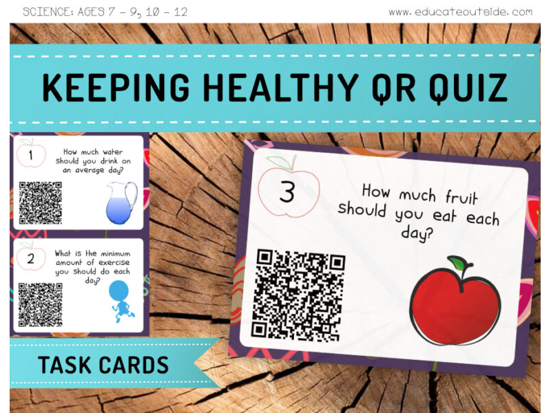 Keeping Healthy: QR Code Quiz