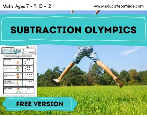 Column Subtraction Olympics - Free Sample