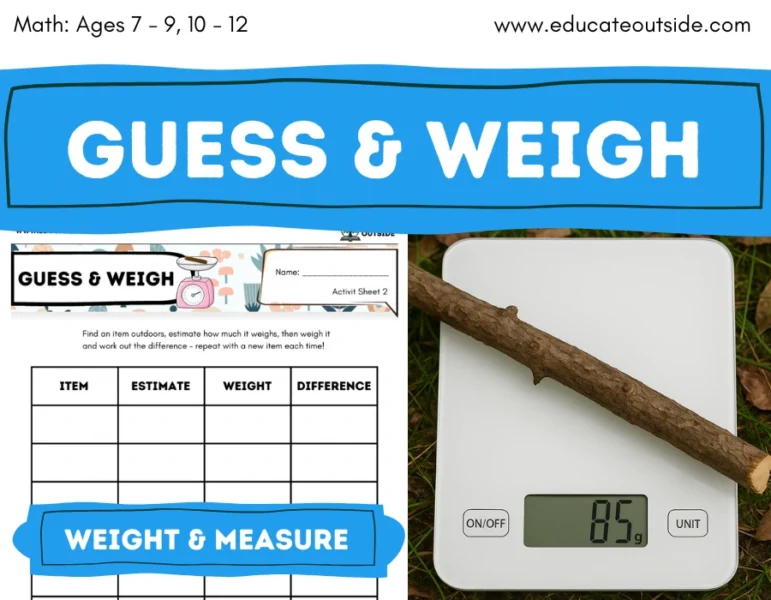 Weight & Capacity | Outdoor Measuring & Estimation Lesson | Shape, Space, & Measure