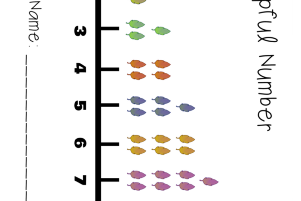 Nature Number Line - Numbers 1 to 10