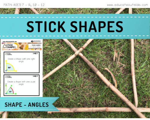 Outdoor Geometry Lesson - Angles Task Cards