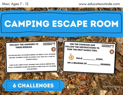 Campground Conundrum: Outdoor Escape Room | Camping Activity & Summer Fun