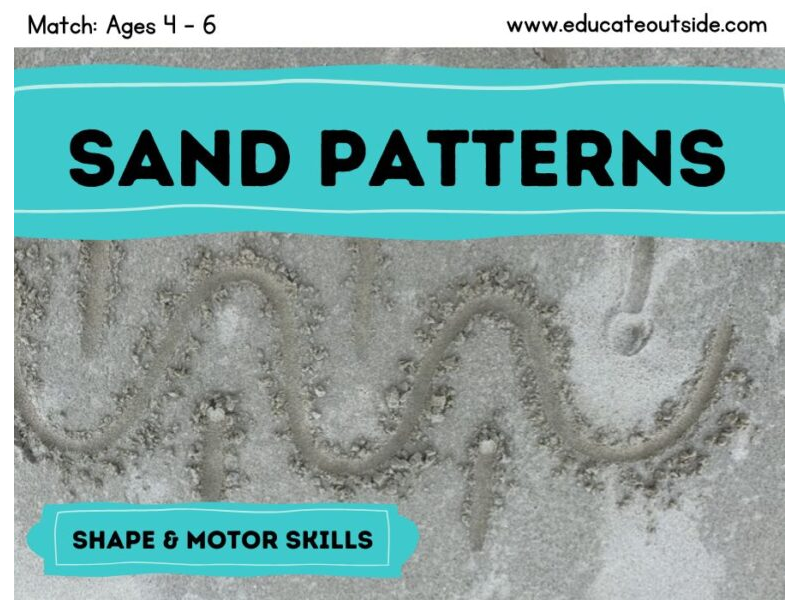 Copy The Sand Patterns - Shape & Motor Skills