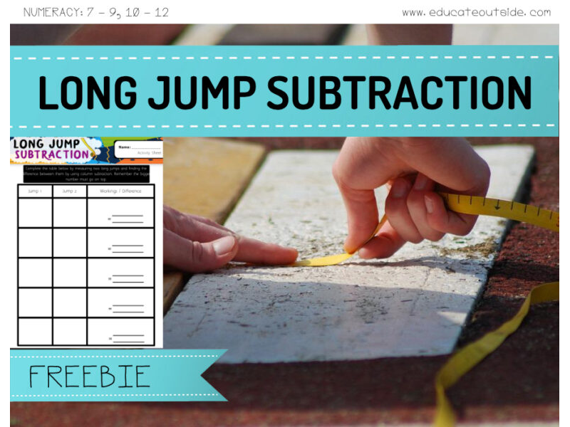 Column Subtraction Lesson - Long Jump Subtraction