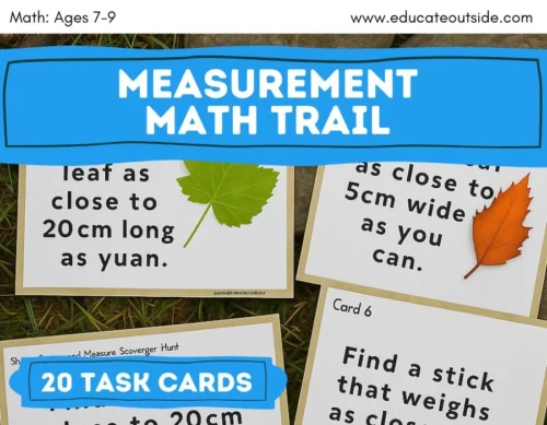Outdoor Measurement Task Cards - Shape, Space and Measure