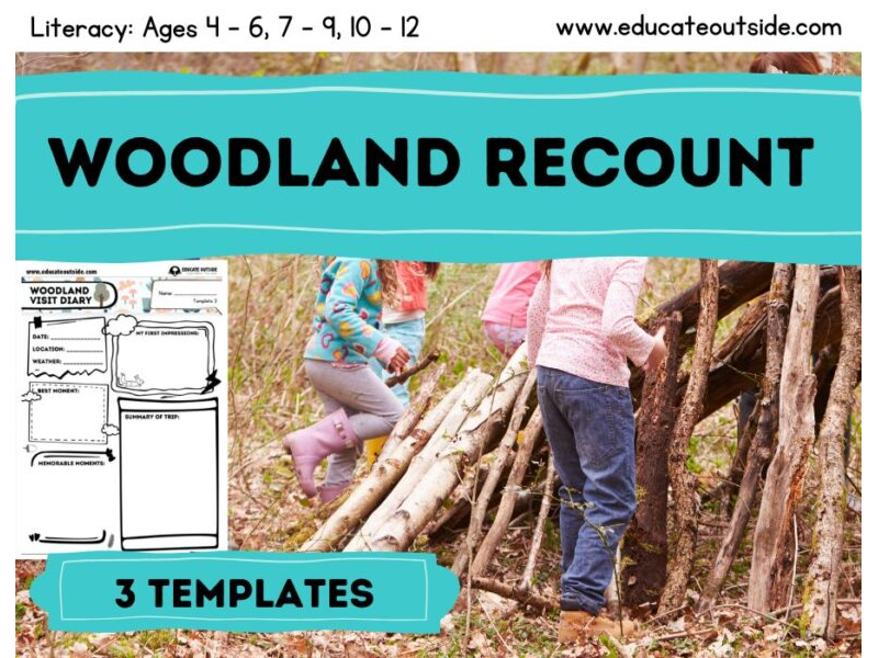 Woodland Trip Recount Templates