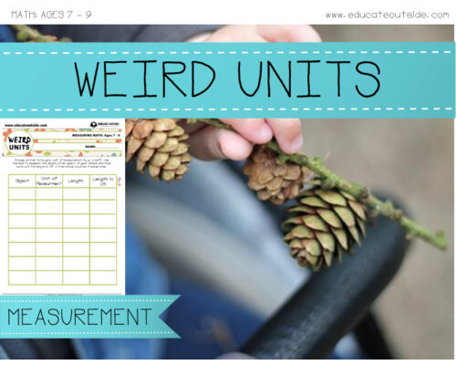 Units of Measure Outdoor Lesson - Measuring Activity