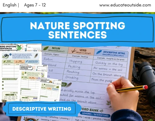 Descriptive Writing | Nouns & Verbs | Nature Spotting