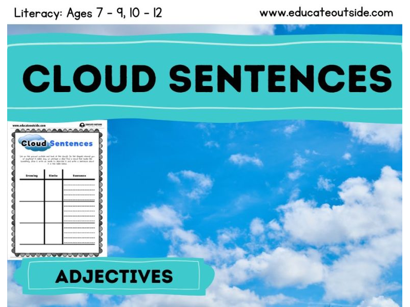 Adjectives: Cloud Sentences