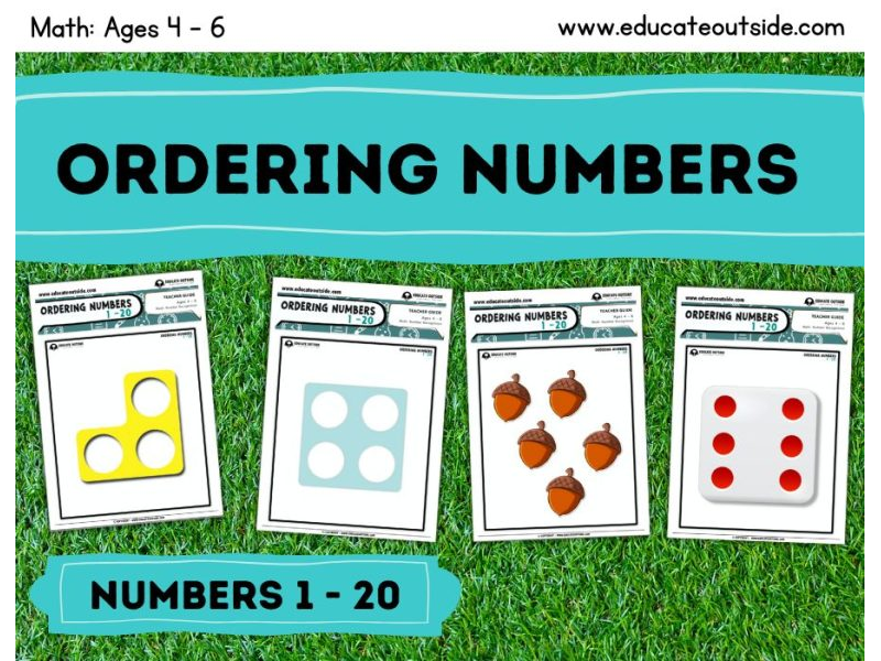 Ordering Numbers 1 to 20 - Visual Number Cards - Counting
