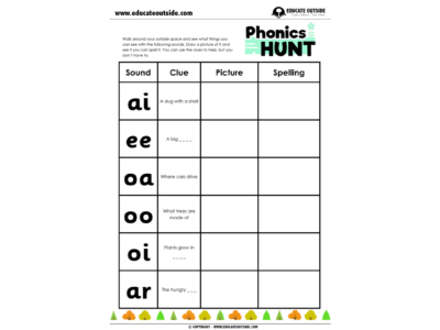 Letters and Sounds: Phonics Hunt