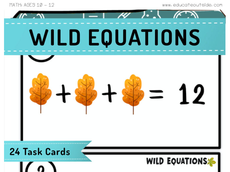 Outdoor Algebra Lesson: Simplifying Equations