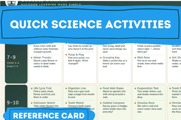 Fun science activities for kids