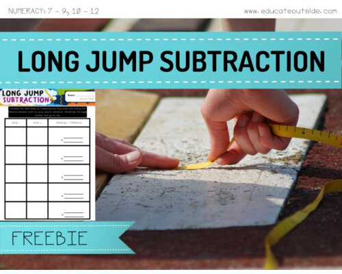 Column Subtraction Lesson - Long Jump Subtraction