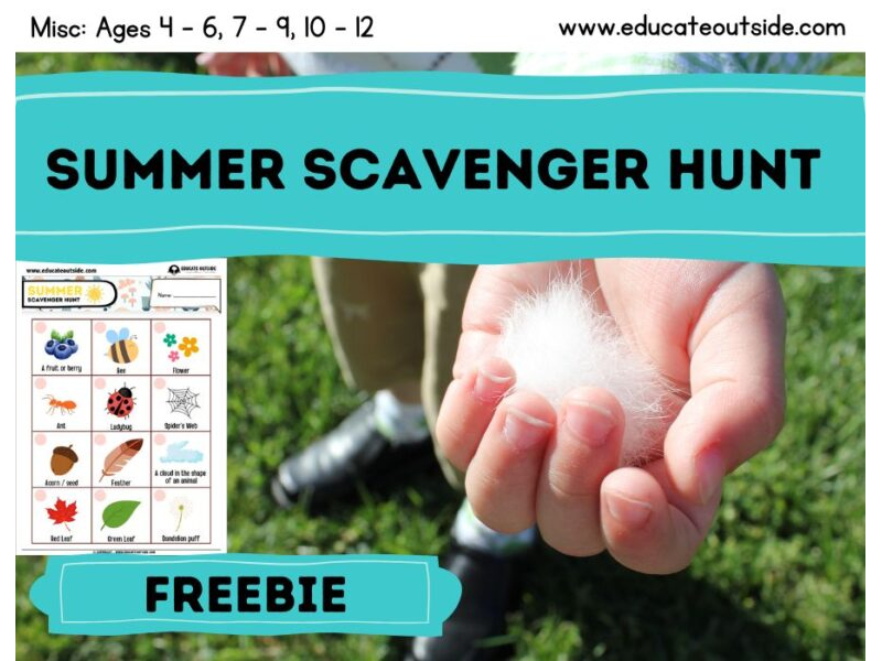 Summer Scavenger Hunt | Summer Holidays Activities