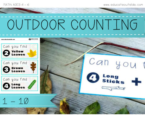 Numbers 1-10: Outdoor Counting and Simple Addition