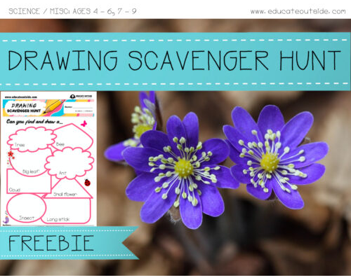 Drawing Scavenger Hunt