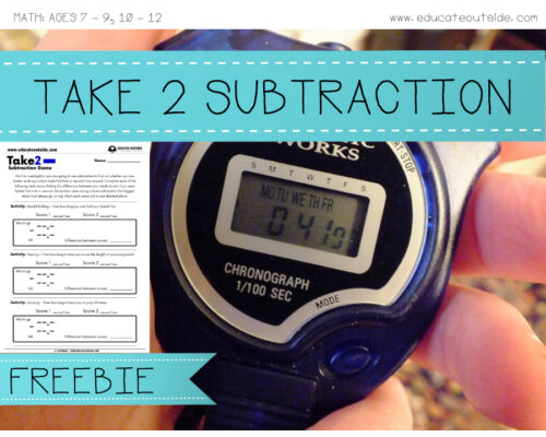 Column Subtraction Lesson - Active Math - Take 2