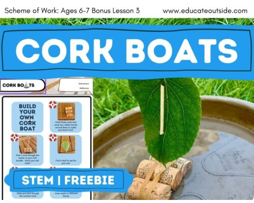 Cork Boats | STEM Activity | Forces and Motion