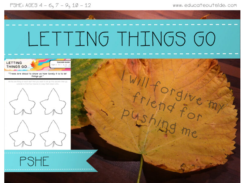 Mental Health Day Lesson - Autumn PSHE Lesson - Letting Things Go