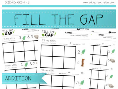 Fill The Gap - Counting Activity