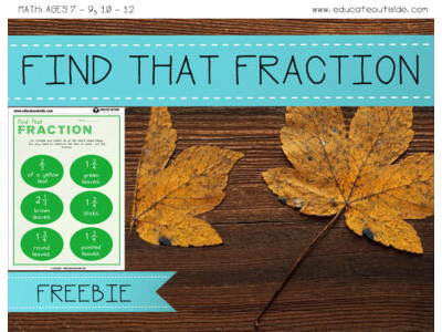 Fractions: Find That Fraction