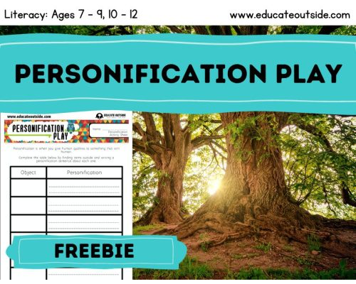 Personification Play - Descriptive Writing