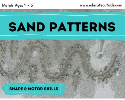 Copy The Sand Patterns - Shape & Motor Skills