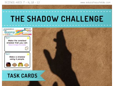 Light and Sight: Shadow Challenge Task Cards