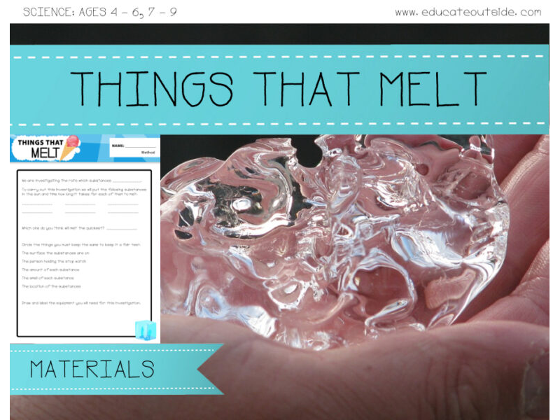 Things That Melt - Materials And Their Properties